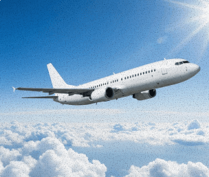 На самолёте